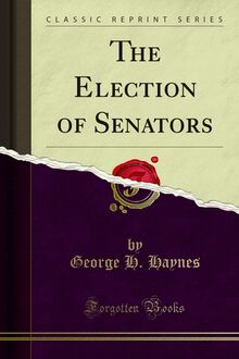 Election of Senators