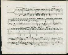 Partition complète, Variations sur un air de  Le Comte Ory , Kalkbrenner, Friedrich Wilhelm