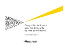 démystifier la finance pour les Dirigeants de PME auto 09-09-10m