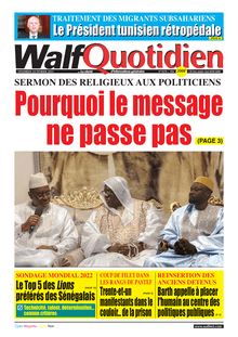 Walf Quotidien N° 9276 - Du vendredi 24 février 2023