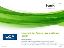 Harris Interactive : Le regard des Français sur la réforme fiscale