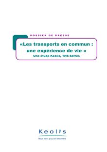 «Les transports en commun : une expérience de vie » 