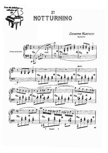 Partition No.2 en G, Notturnini, Op.42, Martucci, Giuseppe