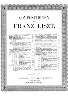 Partition , Il lamento (S.144/1) (filter), 3 Études de concert, Trois grandes études de concert / Trois Caprices Poétiques
