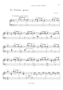 Partition complète (scan), Valse gaie, Op. 139, Saint-Saëns, Camille