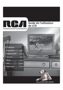 Notice TV LCD RCA  L19WD20