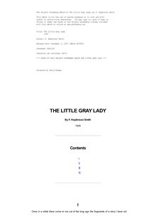 The Little Gray Lady - 1909
