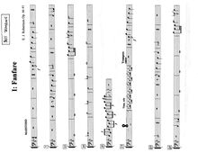 Partition basse Trombone,  pour orchestre, B flat, Robertson, Ernest John