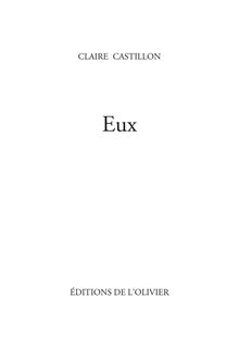 "Eux" de Claire Castillon