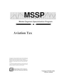 Aviation Tax - Audit Technique Guide (ATG)