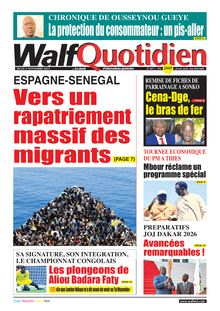 Walf Quotidien N° 9477 - du jeudi 2 novembre 2023