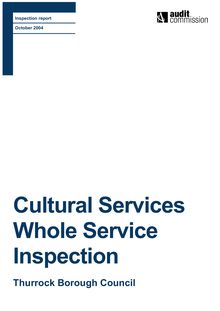 Thurrock Council - Culture Services Audit 2004