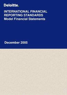 INTERNATIONAL FINANCIAL REPORTING STANDARDS Model Financial ...