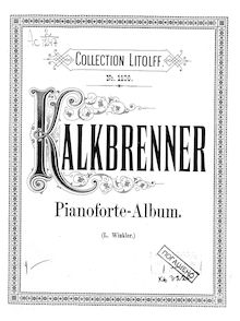 Partition complète, Kalkbrenner Album, Pièces célèbres, Kalkbrenner, Friedrich Wilhelm