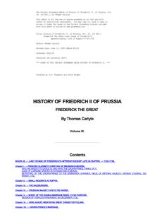 History of Friedrich II of Prussia — Volume 09