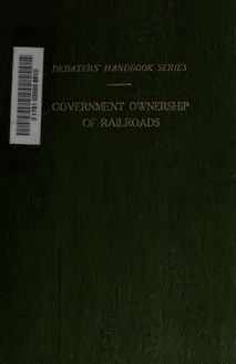 Selected articles on government ownership of railroads
