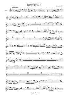Partition hautbois 1, violoncelle Concerto No.1 en C, Hob VIIb:1