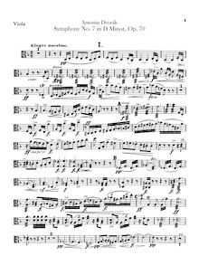 Partition altos, Symphony No.7, Symfonie č.7, D minor, Dvořák, Antonín
