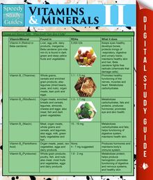 Vitamins & Minerals Il (Speedy Study Guides)