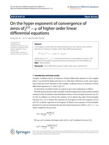 On the hyper exponent of convergence of zeros of f ( j ) − φ of higher order linear differential equations