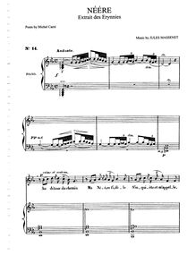 Partition complète (E♭ Major: medium voix et piano), Néére