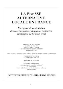 La_presse_alternativ.. - LA PRESSE ALTERNATIVE LOCALE EN FRANCE