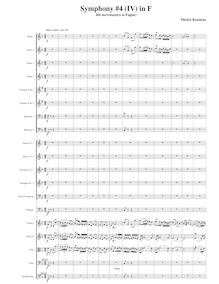 Partition I, Allegro assai (a la fugue), Symphony No.4  Pastorale 