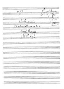 Partition Full Orchestral Score, Scenes from a Masked Ball, Maskenballscene ; 6 Maskenball-Szene6 Charakterstücke f. Vcllo u. Pfte.