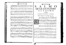 Partition Psalm 47, Estro poetico-armonico, Parafrasi sopra li primi (e secondi) venticinque salmi par Benedetto Marcello