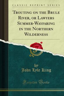 Trouting on the Brule River, or Lawyers Summer-Wayfaring in the Northern Wilderness