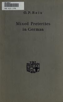 Mixed preterites in German