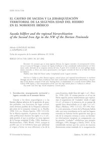 El castro de Saceda y la jerarquización territorial de la Segunda Edad del Hierro en el noroeste ibérico