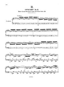 Partition Alternative clavecin Solo, clavecin Concerto No.2, E, Bach, Johann Sebastian