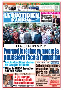 Le Quotidien d’Abidjan n°3008 - du mercredi 20 janvier 2021