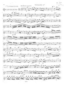 Partition parties complètes, 3 corde quintettes, G.339 (Op.39), Boccherini, Luigi