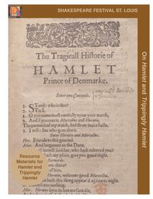 On Hamlet and Trippingly Hamlet - On Hamlet and T rippingly Hamlet