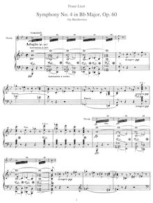 Partition complète (S.464/4), Symphony No.4, B♭ major