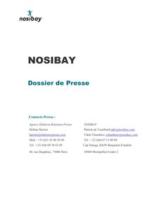 Dossier de presse NOSIBAY_fev2007