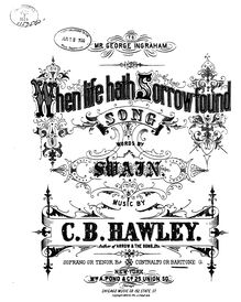 Partition complète, When Life Hath Sorrow Found, G major, Hawley, Charles Beach