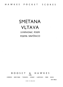 Partition complète, Smetana Vltava par Bedřich Smetana