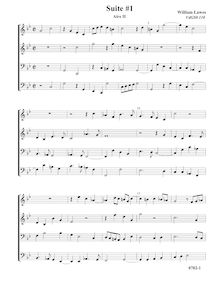 Partition Aire, VdGS No.110 - partition complète (Tr Tr B B), Airs et Fantasia pour 4 violes de gambe