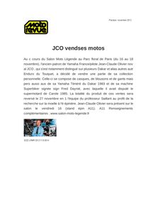 JCO vendses motos