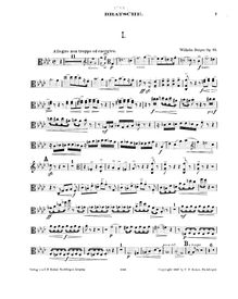 Partition de viole de gambe, Piano quintette, Op.95, Quintett für Klavier, 2 Violinen, Bratsche und Violoncell, Op. 95.