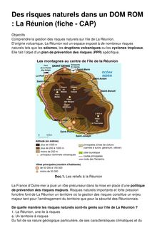Des risques naturels dans un DOM ROM : La Réunion