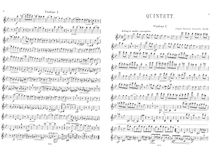 Partition complète et parties, Piano quintette, Op.42