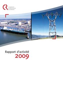 Commission de régulation de l énergie - Rapport d activité 2009
