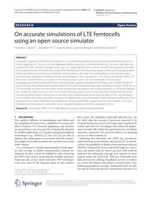 On accurate simulations of LTE femtocells using an open source simulator