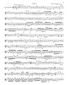 Partition viole de gambe, corde quatuor, G major, Bauck, Wilhelm