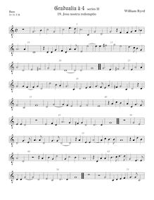 Partition viole de basse, octave aigu clef, Gradualia II, Gradualia: seu cantionum sacrarum, liber secundus