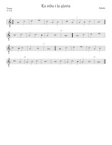 Partition ténor viole de gambe (octave aigu clef), chansons pour 3 violes de gambe